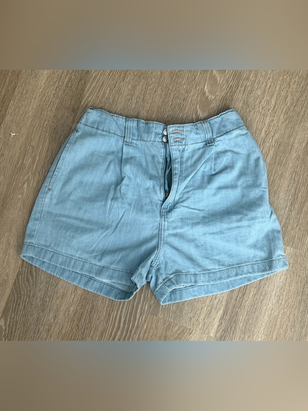 Denizen from Levi's Light Blue High-Rise Denim Shorts